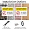 Signmission No Guns Allowed OSHA Security Notice Sign, Plastic, 10in W x 7in L, 2PK OS-2PACK-SN-P-710-L-11614 - alternate 2